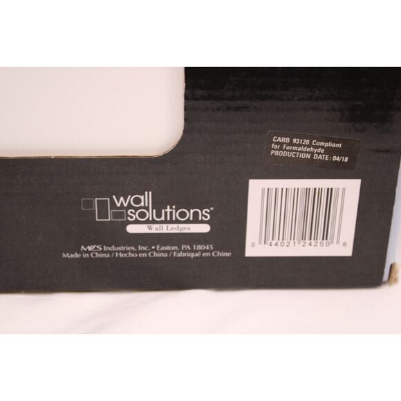 2 Pc. Wooden Shelves, White NIB! - Picture 6 of 8